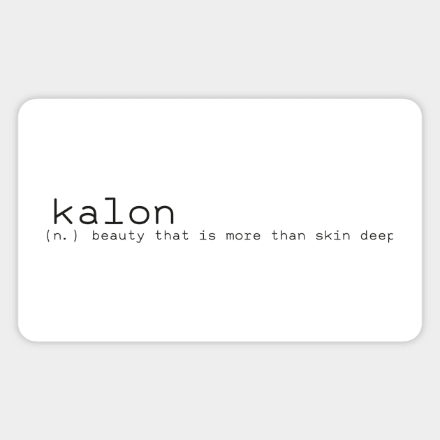 Kalon noun Magnet by ivaostrogonac